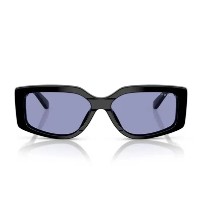 Vogue Sunglasses Vo5642 Su W44/76 Black/dark Violet Women In Multi