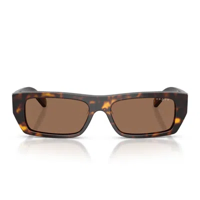 Vogue Sunglasses Vo5657 Su W65673 Brown/dark Brown Women