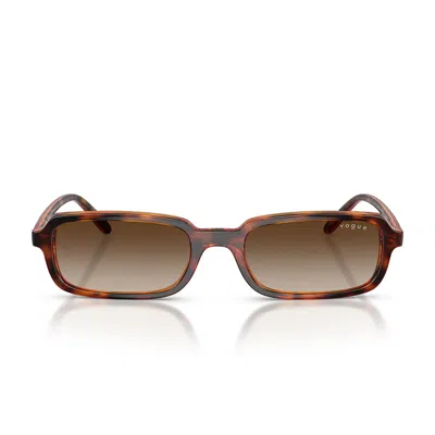 Vogue Sunglasses Vo5666 S W65613 Dark Brown/brown Gradient Women