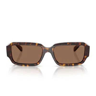 Vogue Sunglasses Vo5693 Su W65673 Dark Brown/dark Brown Women's