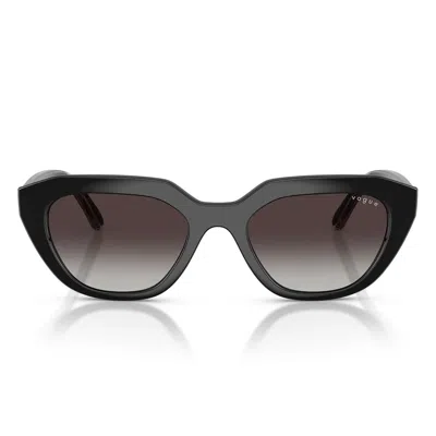 Vogue Sunglasses Vo5711 S W44/8 G Black/smoky Gray Women