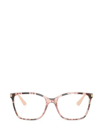 Vogue Tortoiseshell-effect Square-frame Glasses