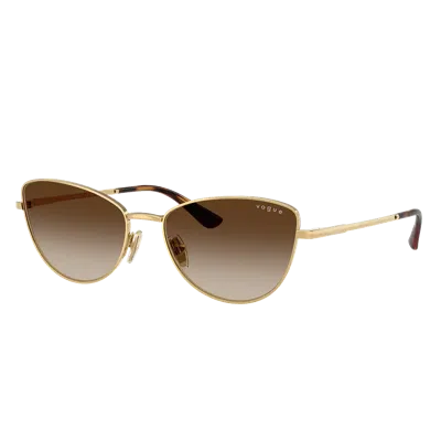 Vogue Vo4324 S Sunglasses In Gold