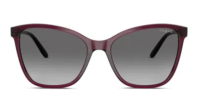 Vogue Vo5520s Clear,red,gray