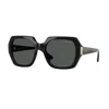 Vogue 55mm Irregular Sunglasses In Black