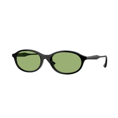 Vogue Nylon Vo5625s Oval Sunglasses In Black