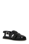 Voile Blanche Alice Fisherman Sandal In Black