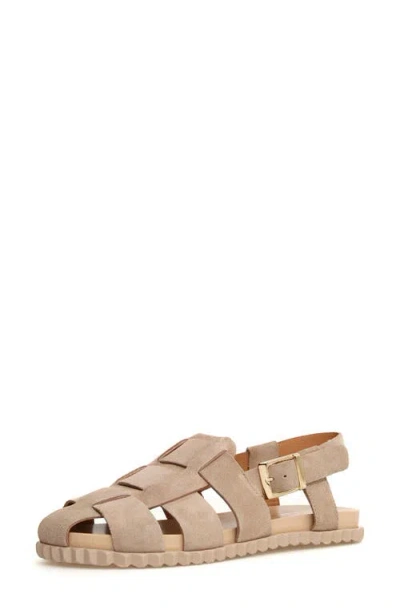 Voile Blanche Alice Fisherman Sandal In Light Beige