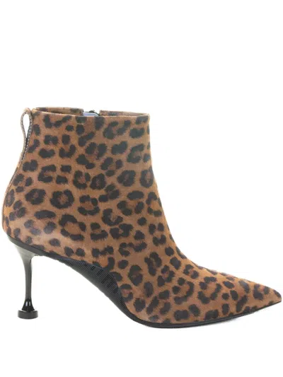 Voile Blanche Animal-print Boots In Animal Print