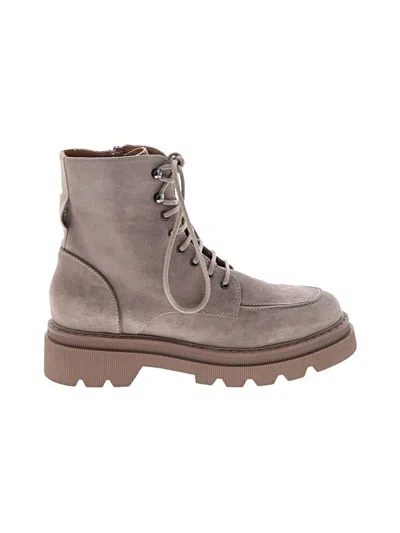 Pre-owned Voile Blanche Ankle Boots In Purple