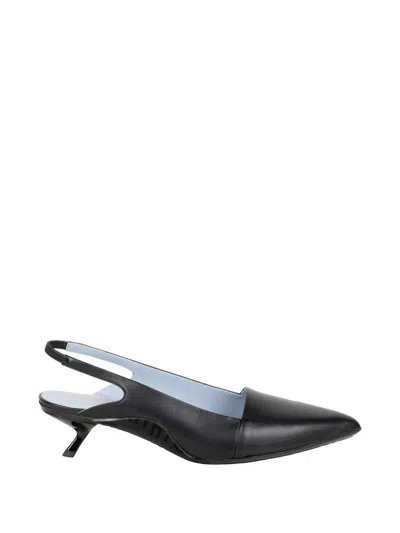Voile Blanche Astrid Slingback Pumps In Black