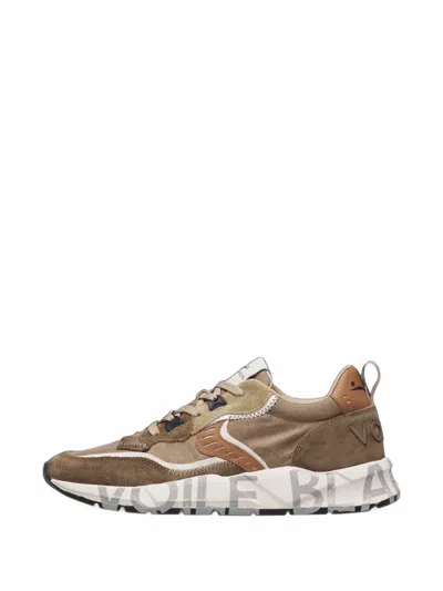 Voile Blanche Club 01 Suede Sneakers In Brown