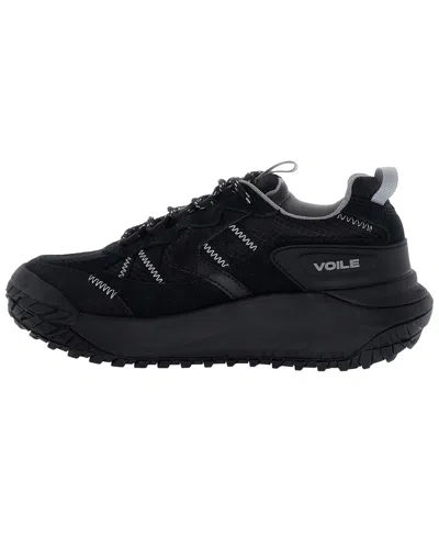 Voile Blanche Club Act 2 Suede Sneaker In Black