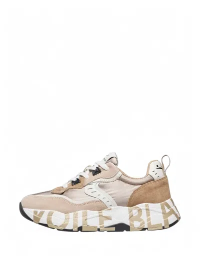 Voile Blanche Club105 Suede Sneakers In Brown