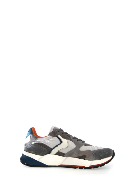 Voile Blanche Club19. - Suede And Technical Fabric Sneakers In Gray