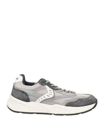 Voile Blanche Club22 Man Sneakers Grey Size 10 Leather In Multi