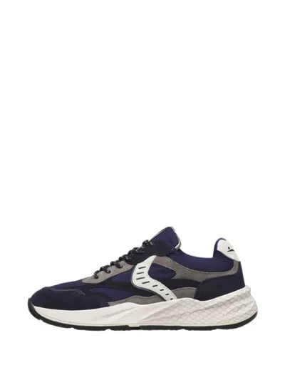 Voile Blanche Club22 Panelled Sneakers In Blue