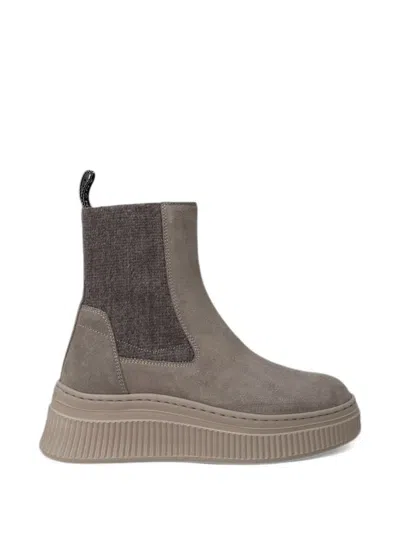 Voile Blanche Flaurence Chelsea Boots In Brown