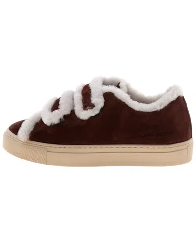 Voile Blanche Gretha Suede Sneaker In Brown