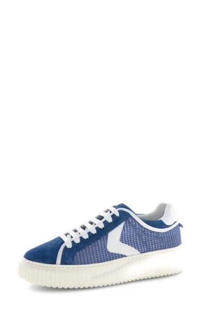 Voile Blanche Herika Mesh Sneaker In Blue