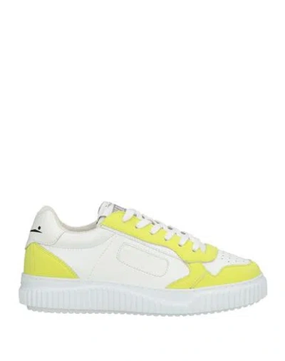 Voile Blanche Hybro Woman Sneakers White Size 7 Leather