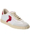 Voile Blanche Ines Mesh & Leather Sneaker In Multi