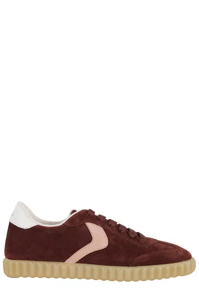 Voile Blanche Ines Suede Timber In Burgundy