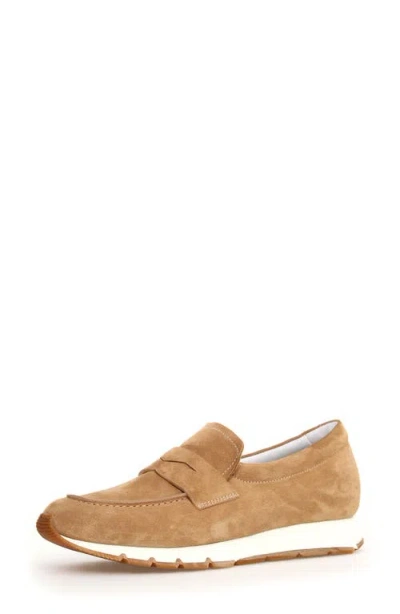 Voile Blanche Julia Hybrid Loafer Sneaker In Caramel