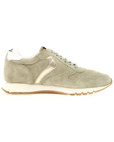 Voile Blanche Julia Leather Sneaker In Green