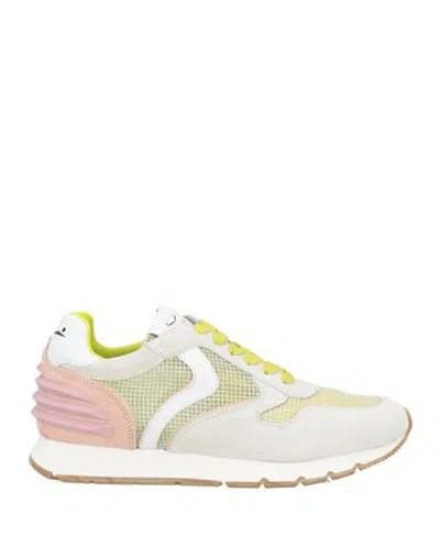 Voile Blanche Julia Power Woman Sneakers Off White Size 8 Leather In Multi