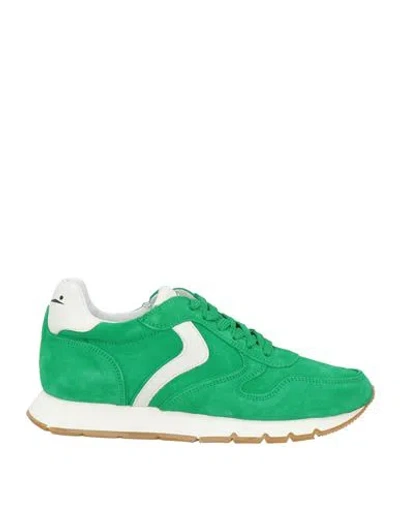 Voile Blanche Julia Woman Sneakers Green Size 8 Leather