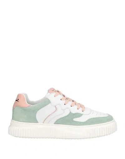 Voile Blanche Laura Woman Sneakers Light Green Size 8 Leather
