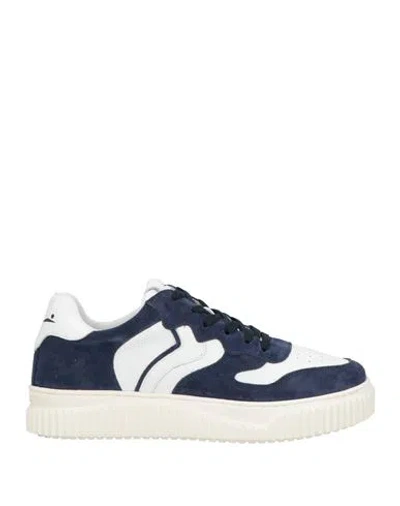 Voile Blanche Laura Woman Sneakers Navy Size 8 Leather In Black