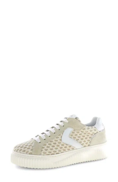 Voile Blanche Lipari Piped Sneaker In White