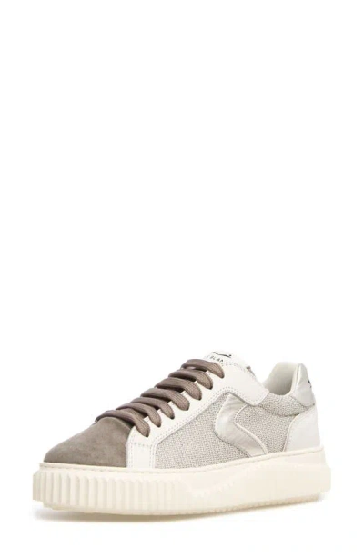 Voile Blanche Lipari Trainer In Grey/ White