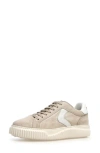 Voile Blanche Women's Lipari Lace Up Low Top Sneakers In Slate/ White