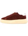 Voile Blanche Lipari Suede Sneaker In Brown