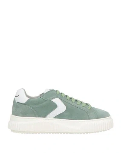 Voile Blanche Lipari Woman Sneakers Sage Green Size 7 Leather