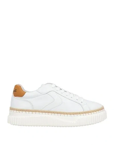 Voile Blanche Lipari Woman Sneakers White Size 7 Leather