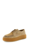 Voile Blanche Londoner Genuine Calf Hair Platform Derby In Brown