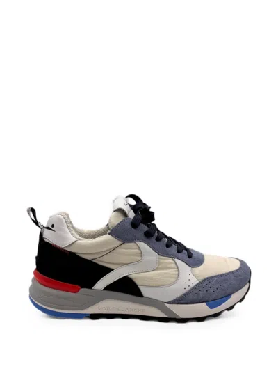 Voile Blanche Magg Panelled Suede Sneakers In Multi