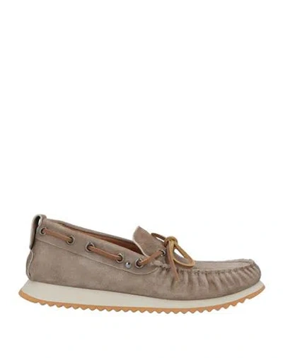 VOILE BLANCHE VOILE BLANCHE MAN LOAFERS GREY SIZE 11 LEATHER