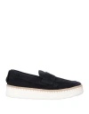 Voile Blanche Man Loafers Midnight Blue Size 9 Leather