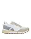 Voile Blanche Man Sneakers Beige Size 8 Leather, Textile Fibers In Beige