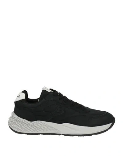 Voile Blanche Man Sneakers Black Size 10 Leather In Multi