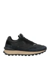 Voile Blanche Man Sneakers Black Size 7 Leather In Black