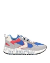 Voile Blanche Man Sneakers Bright Blue Size 7 Soft Leather, Nylon