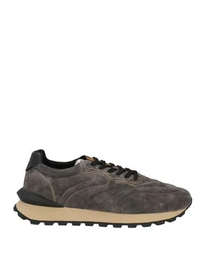 Voile Blanche Man Sneakers Grey Size 10 Leather In Gray