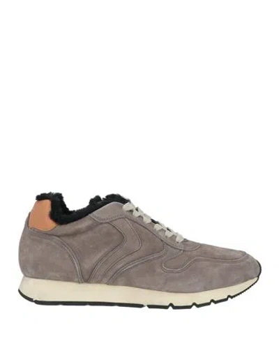 Voile Blanche Man Sneakers Grey Size 8 Leather In Gray