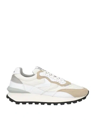 Voile Blanche Man Sneakers Grey Size 9 Leather, Nylon In Multi